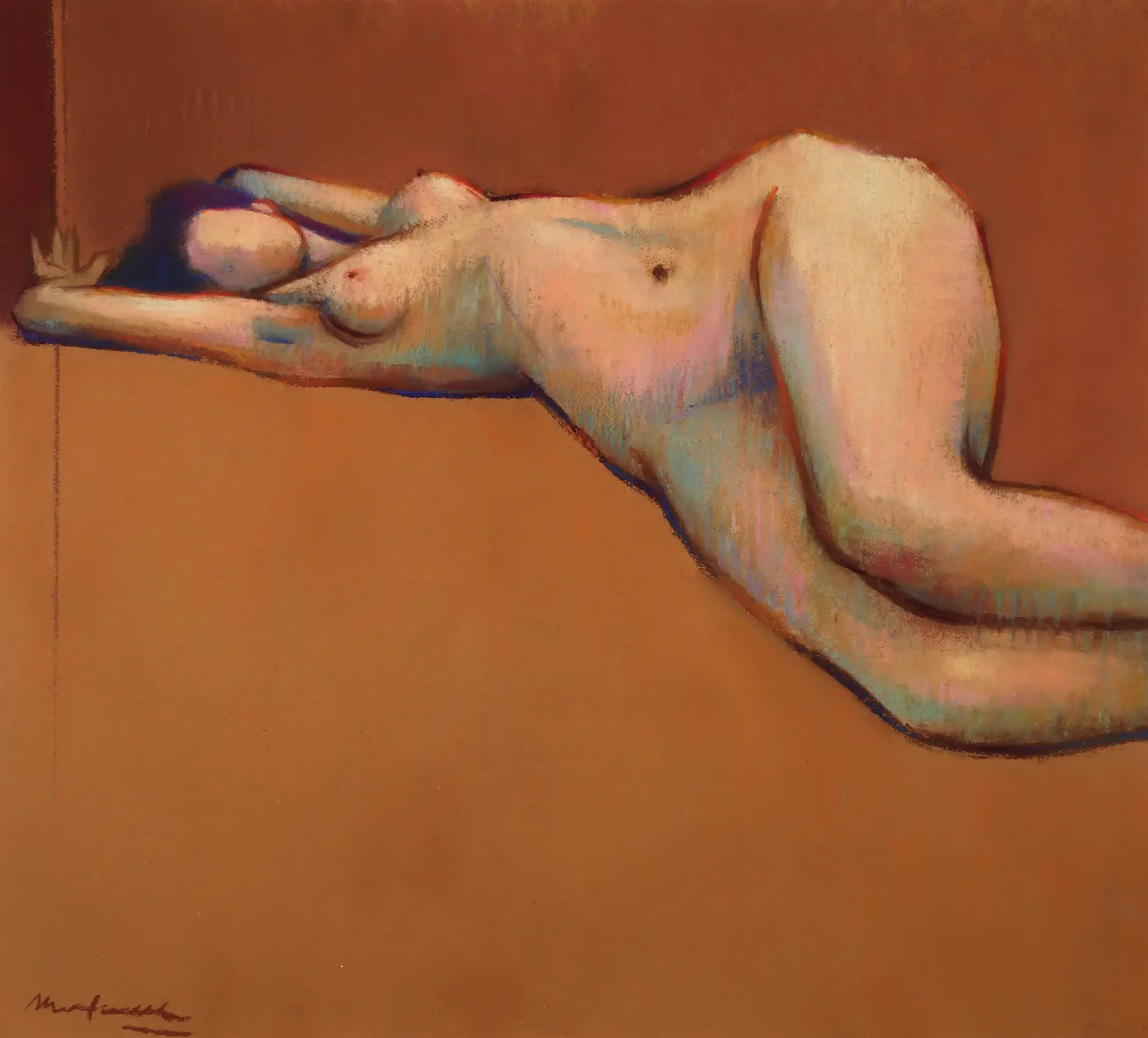 Reclining Nude (Brown)
