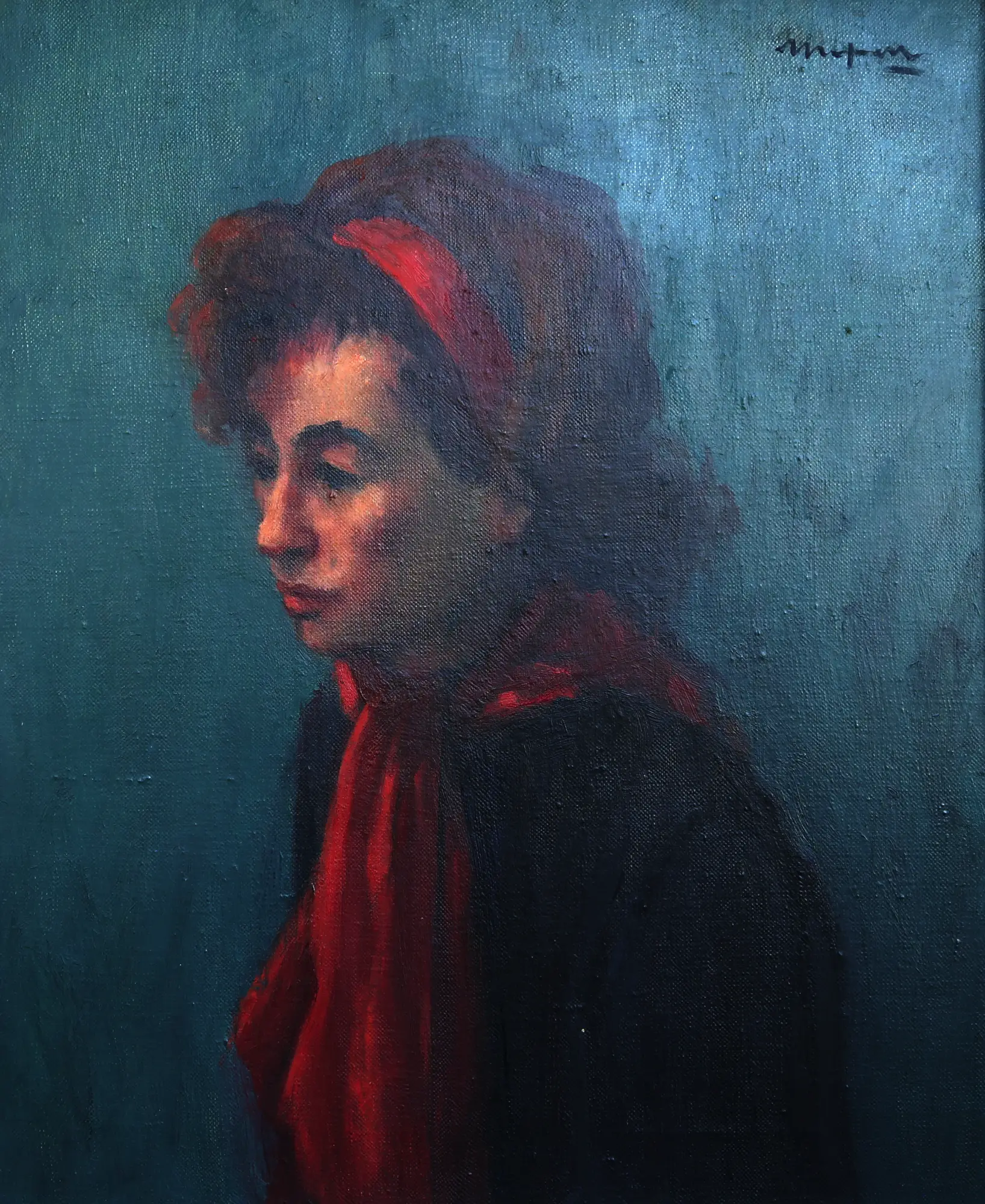 Lucha with Red Scarf