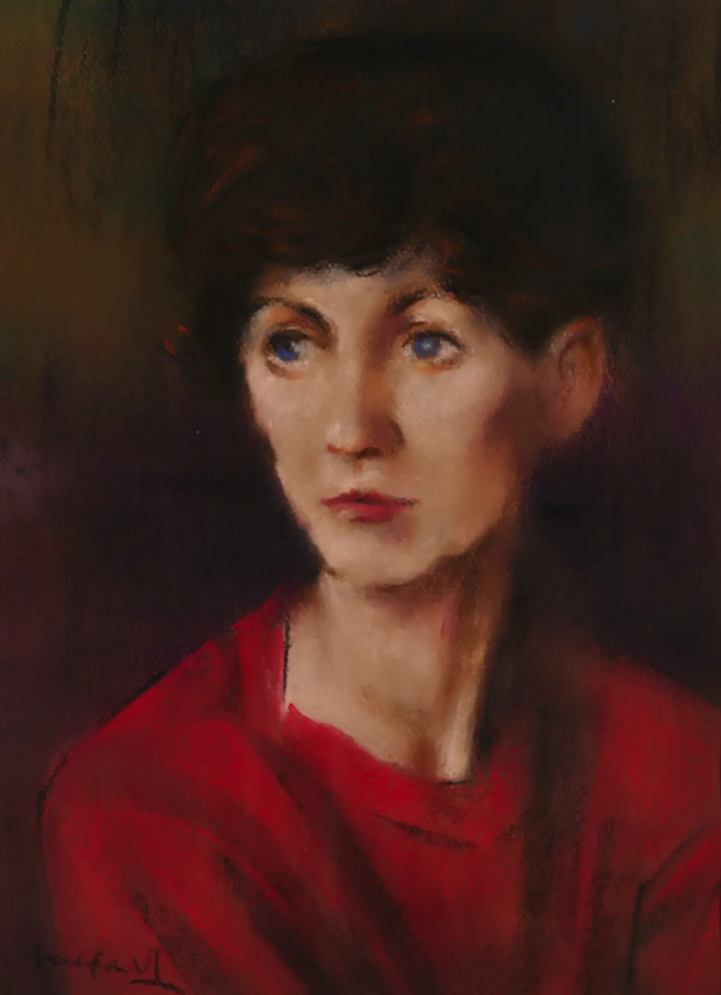 Woman Dressed in Red