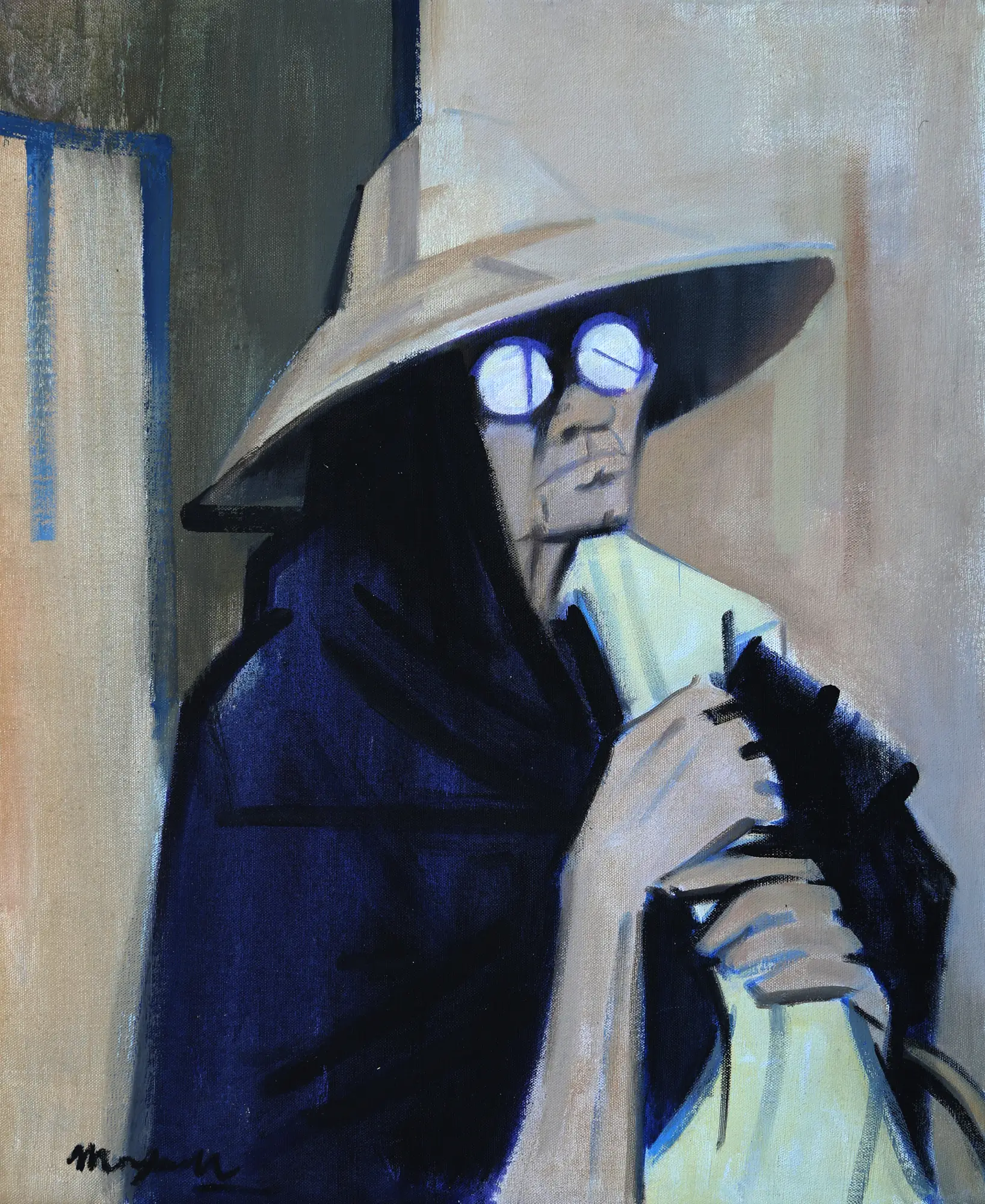 Market Woman with Glasses