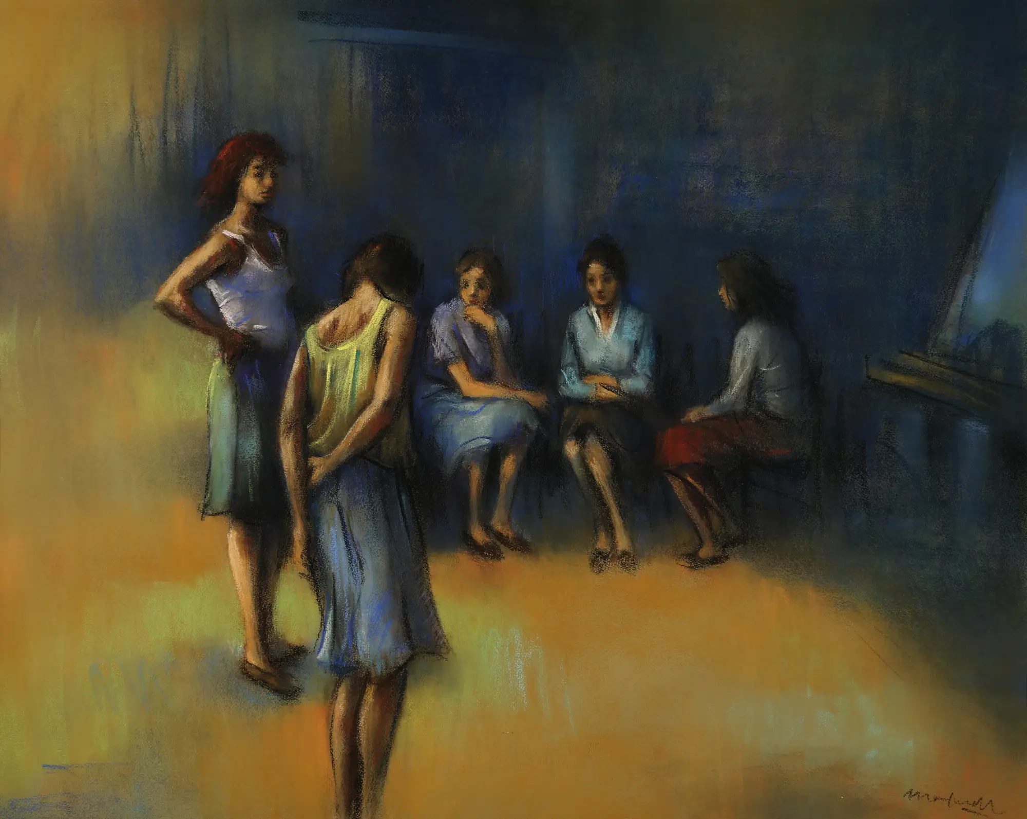 Interior with Ladies