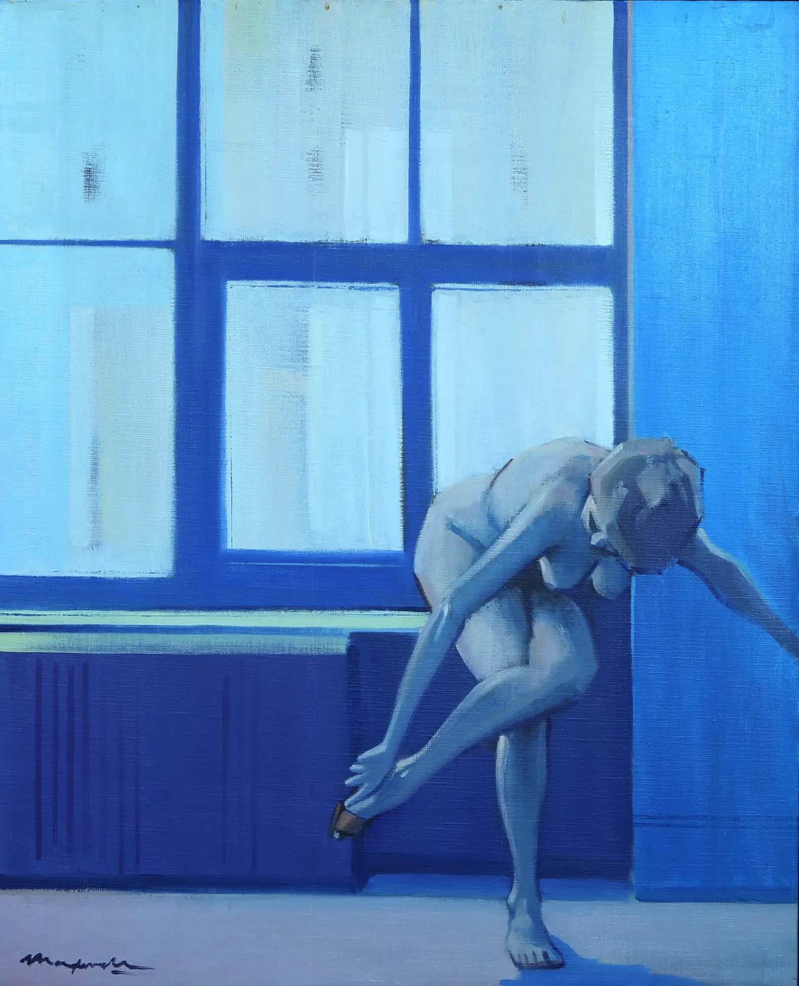 Standing Nude, Interior