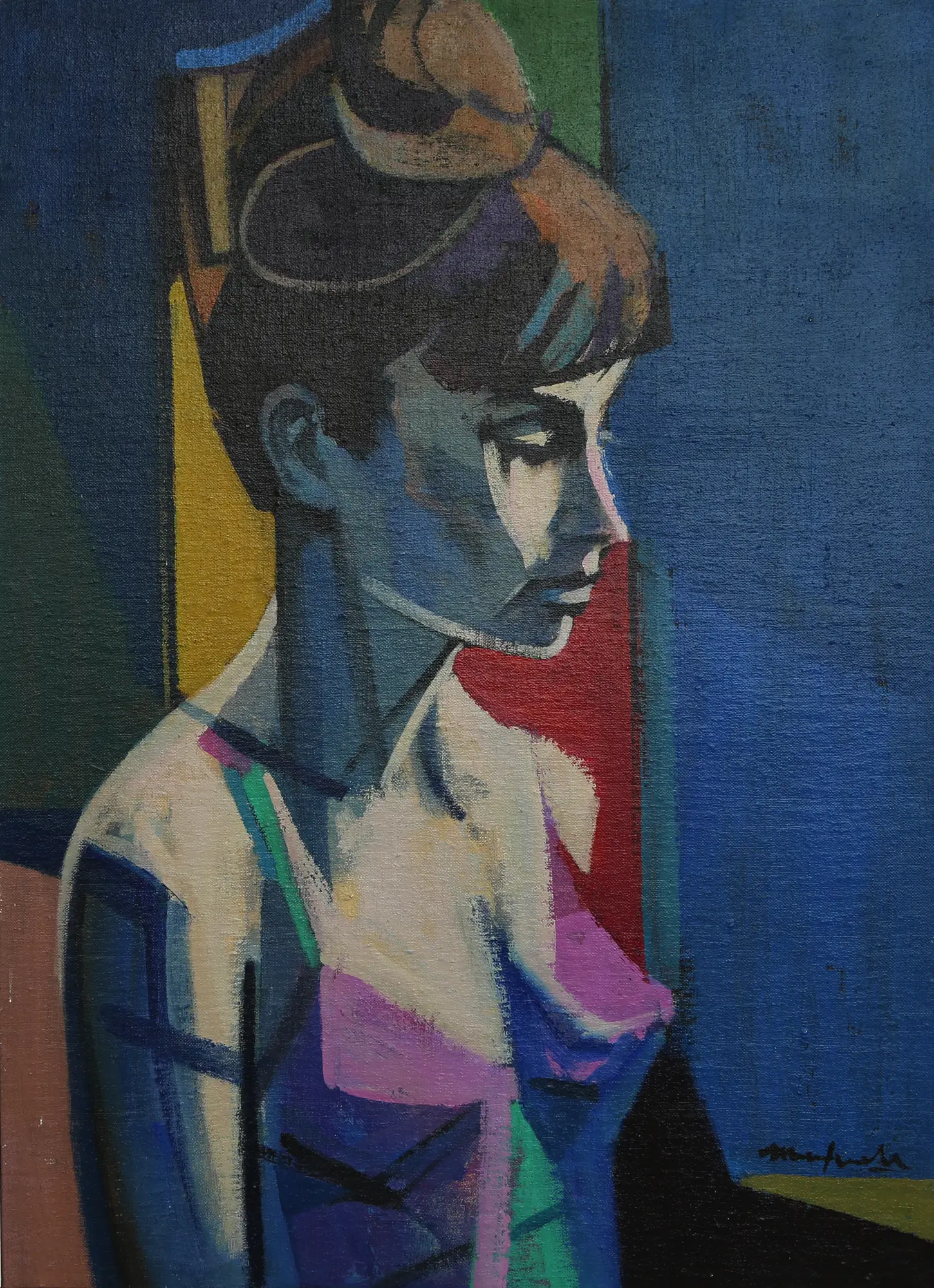 Young Woman with Bun