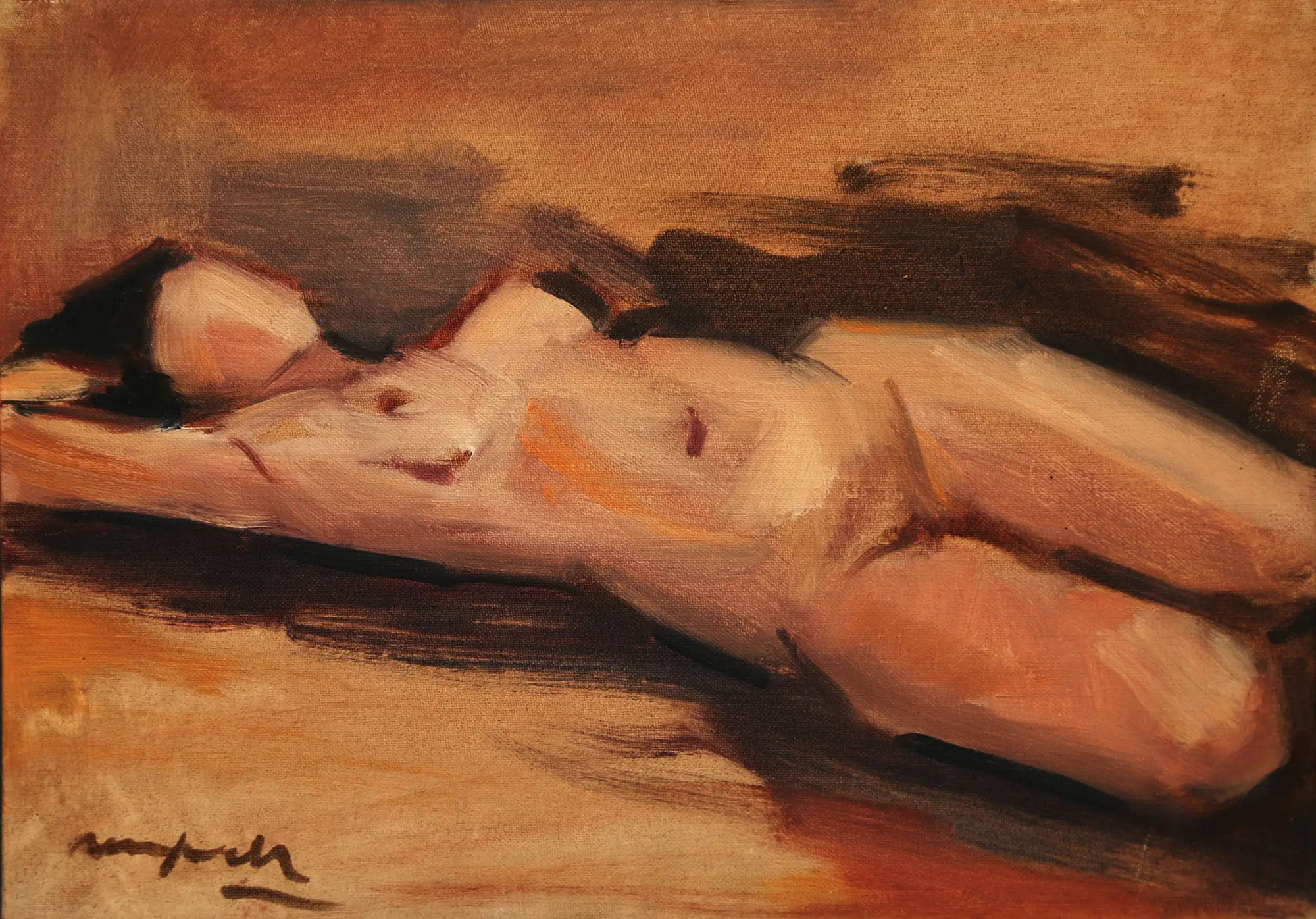Reclining Nude Without Face