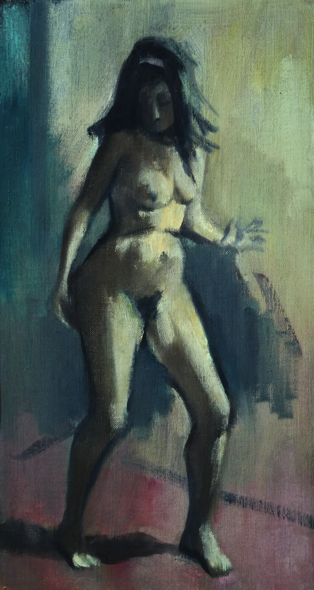 Standing Nude, Interior