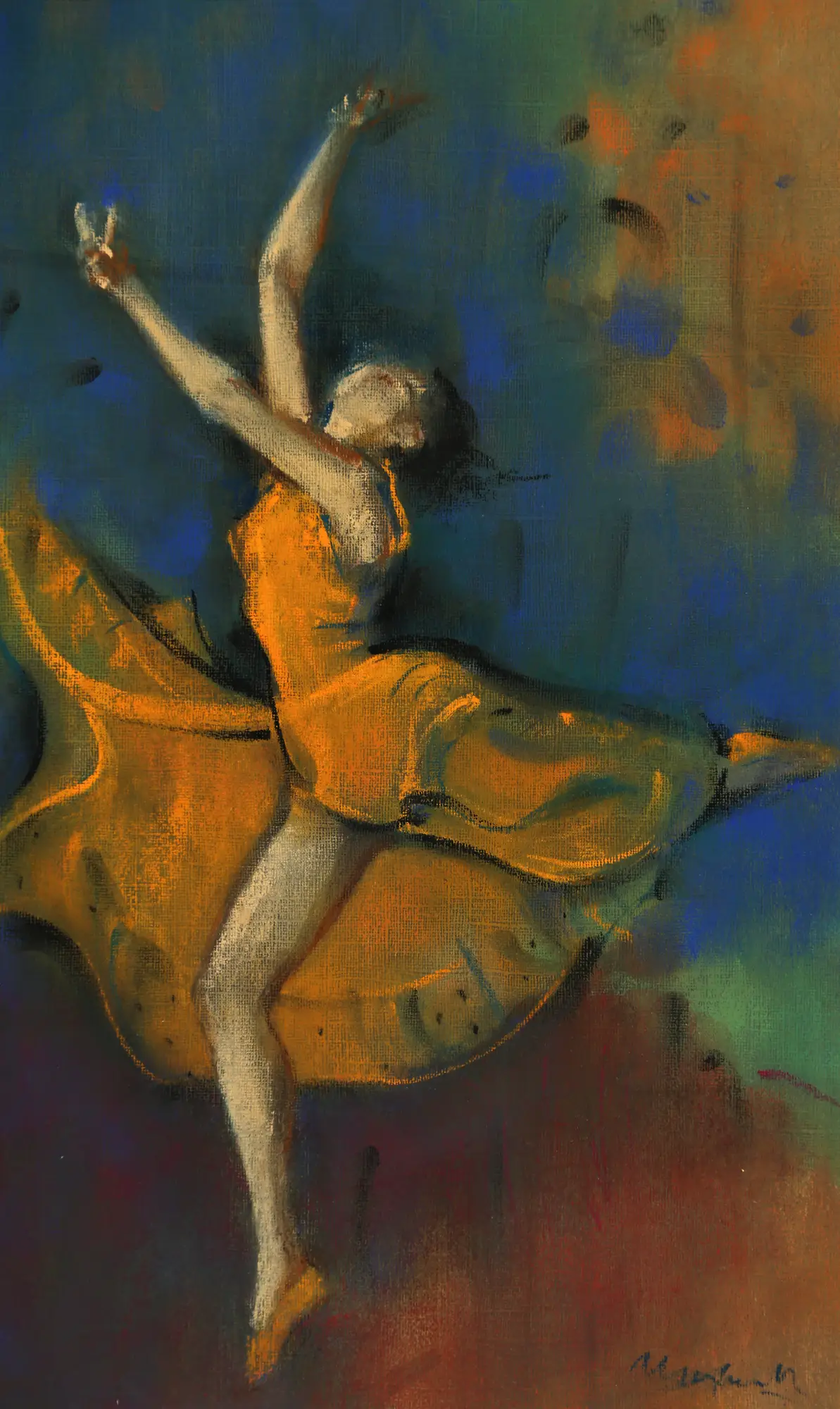 Dancer in Orange