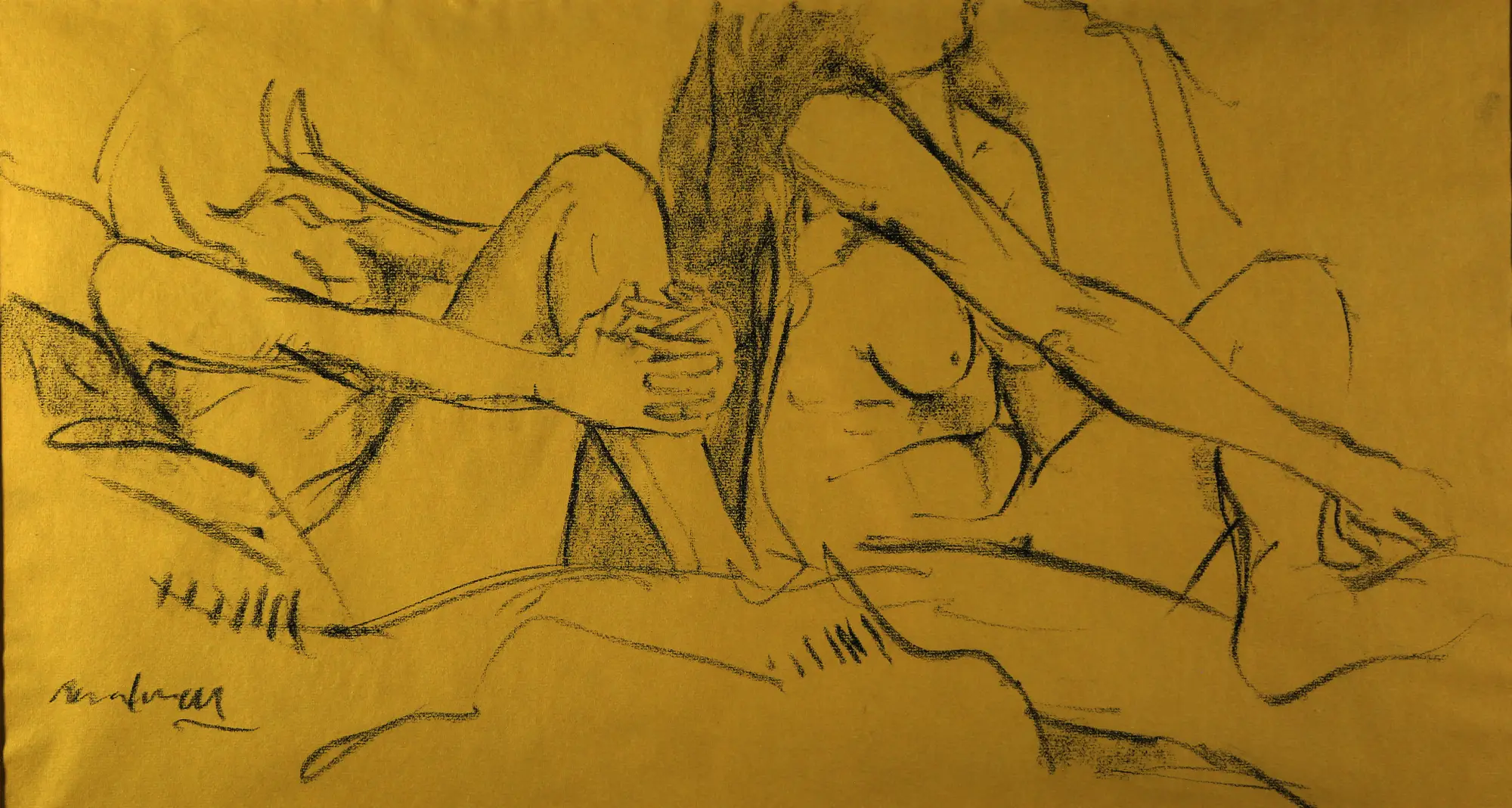 2 Studies – Seated Nude