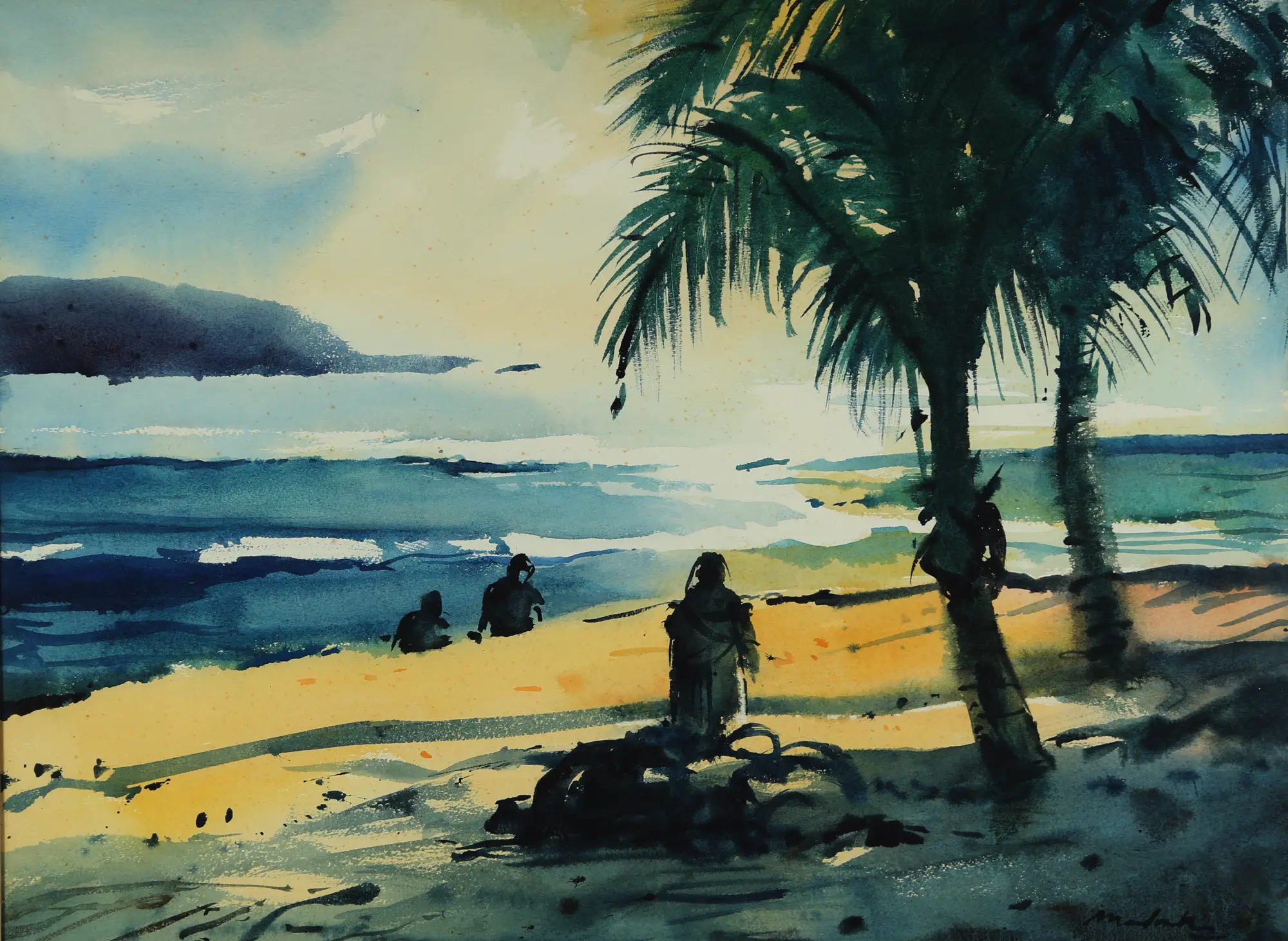Beach with Figure, Mazatlán