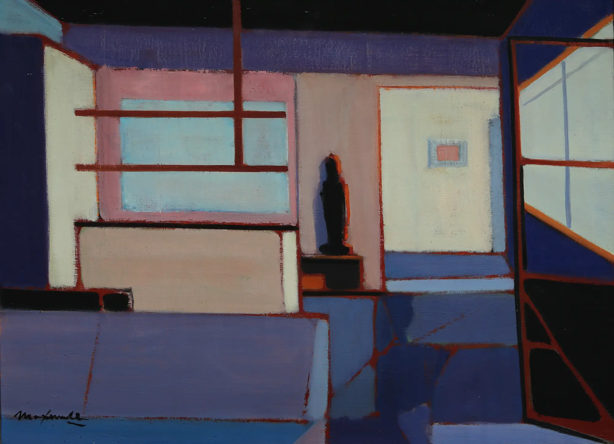 Interior with Statue