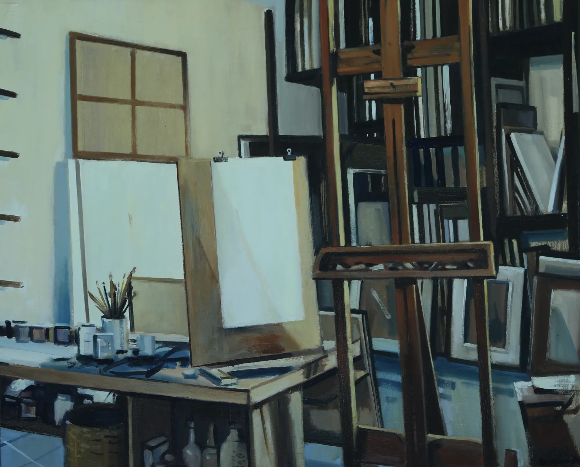 Studio Interior with Easel