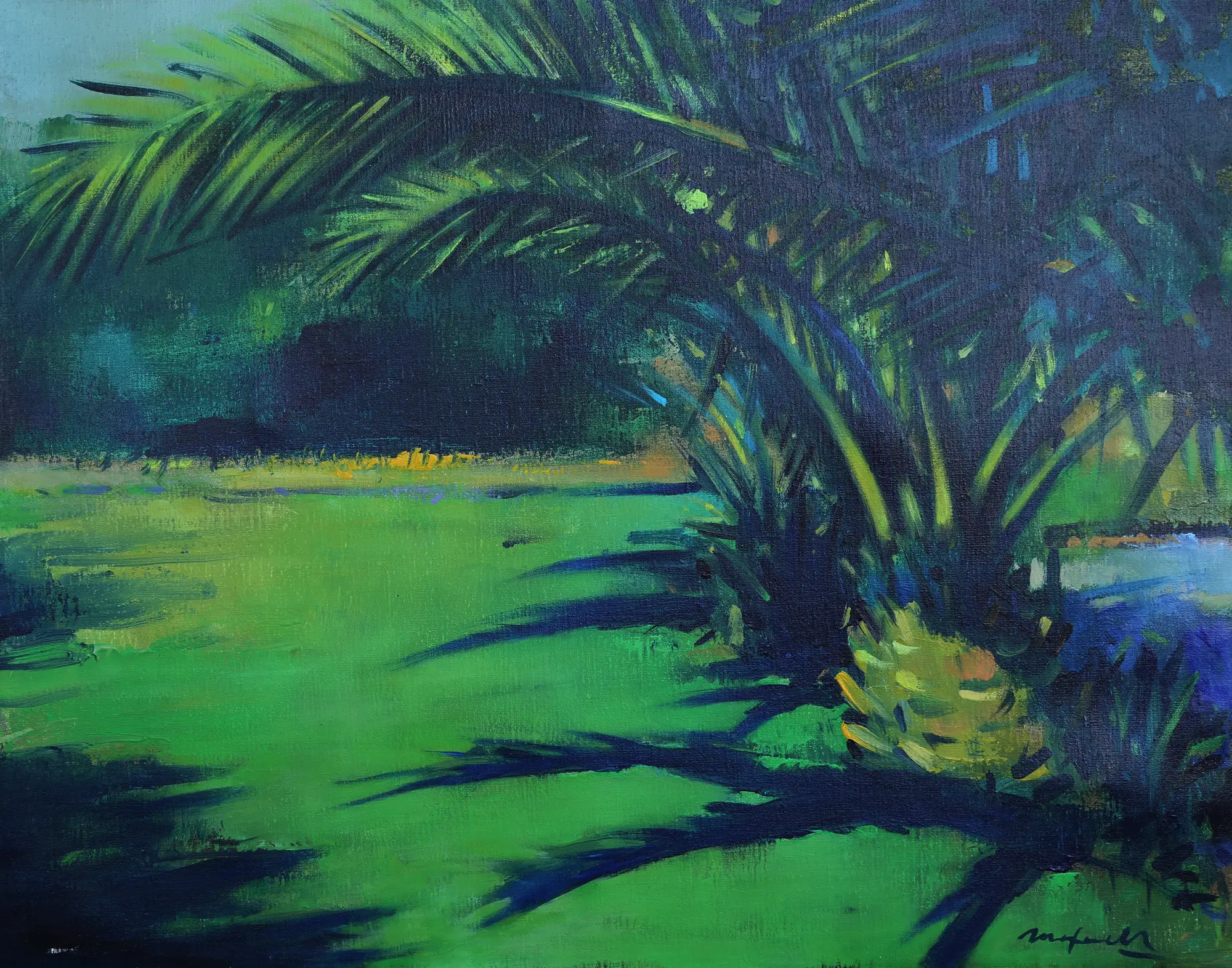 Garden with Palms #1