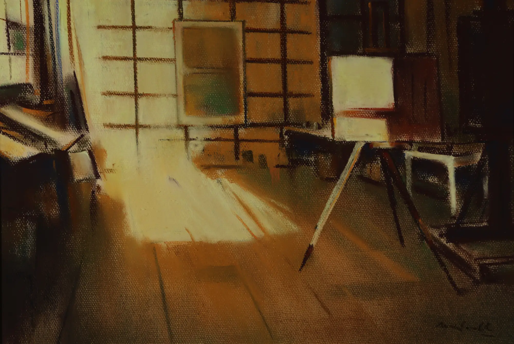 Studio Interior with Easel II