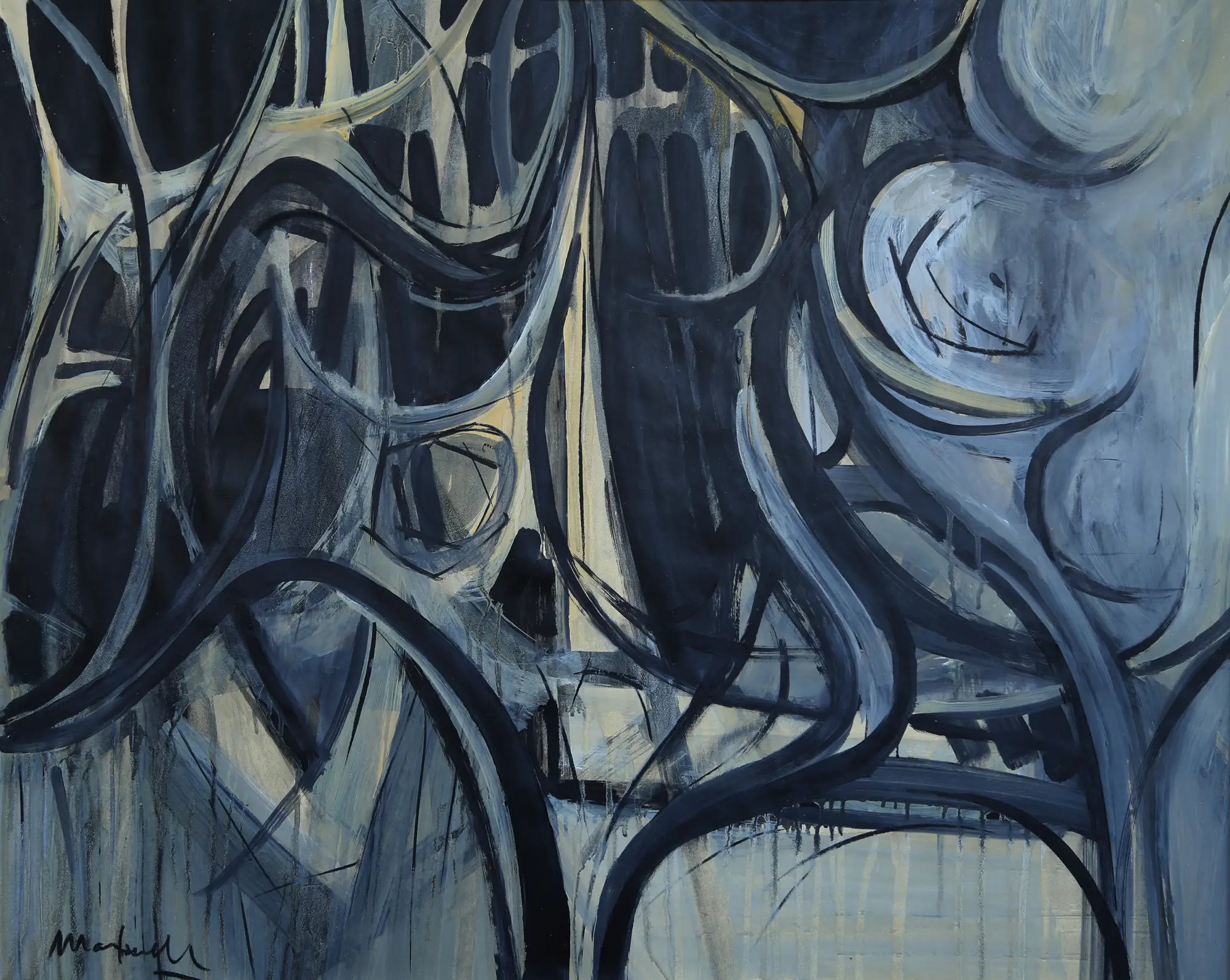 Tropical Forms (B&W on Buff)